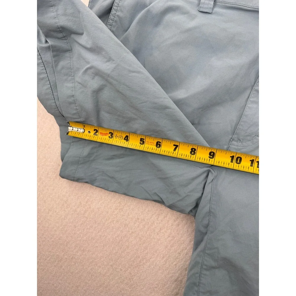 Orvis Men XL Teal Nylon/Spandex Outdoor Hiking Performance Cargo Shorts Gorpcore